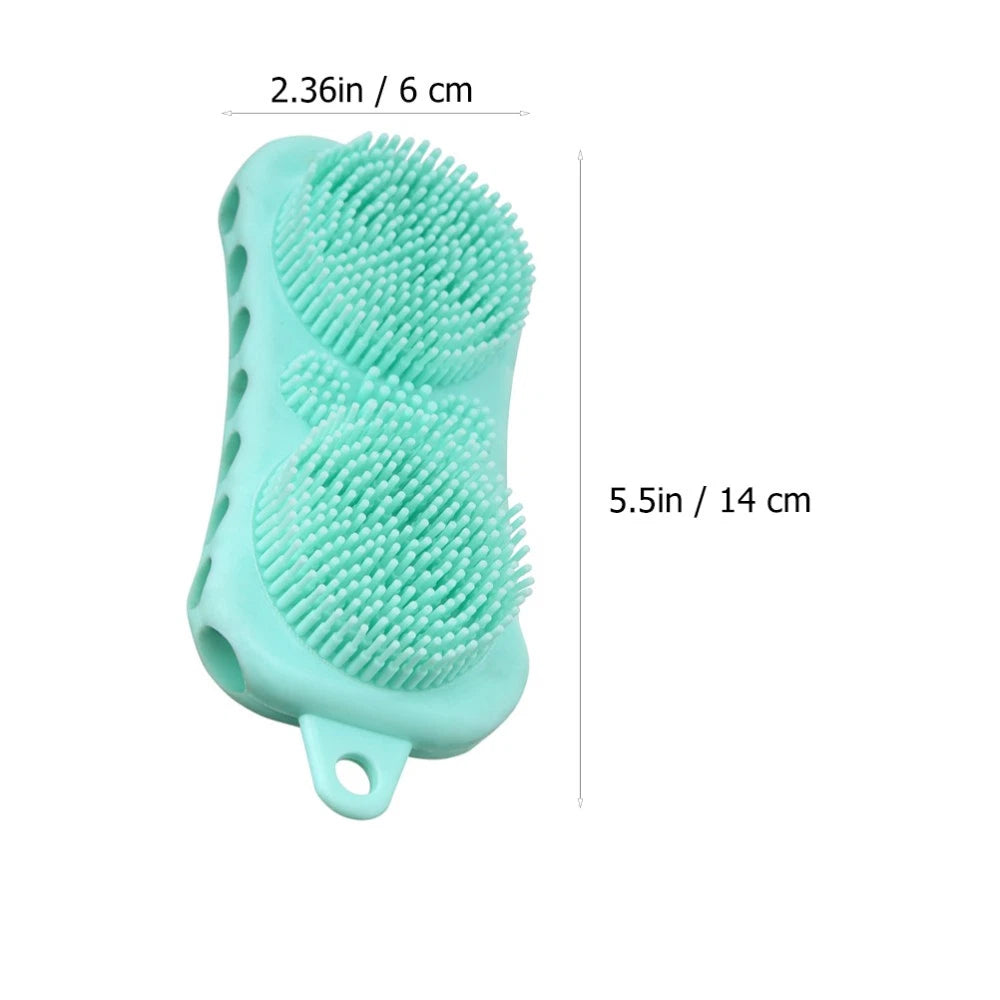 2 Pcs Shampoo Brush Massager Bath Brushes Baby Tool