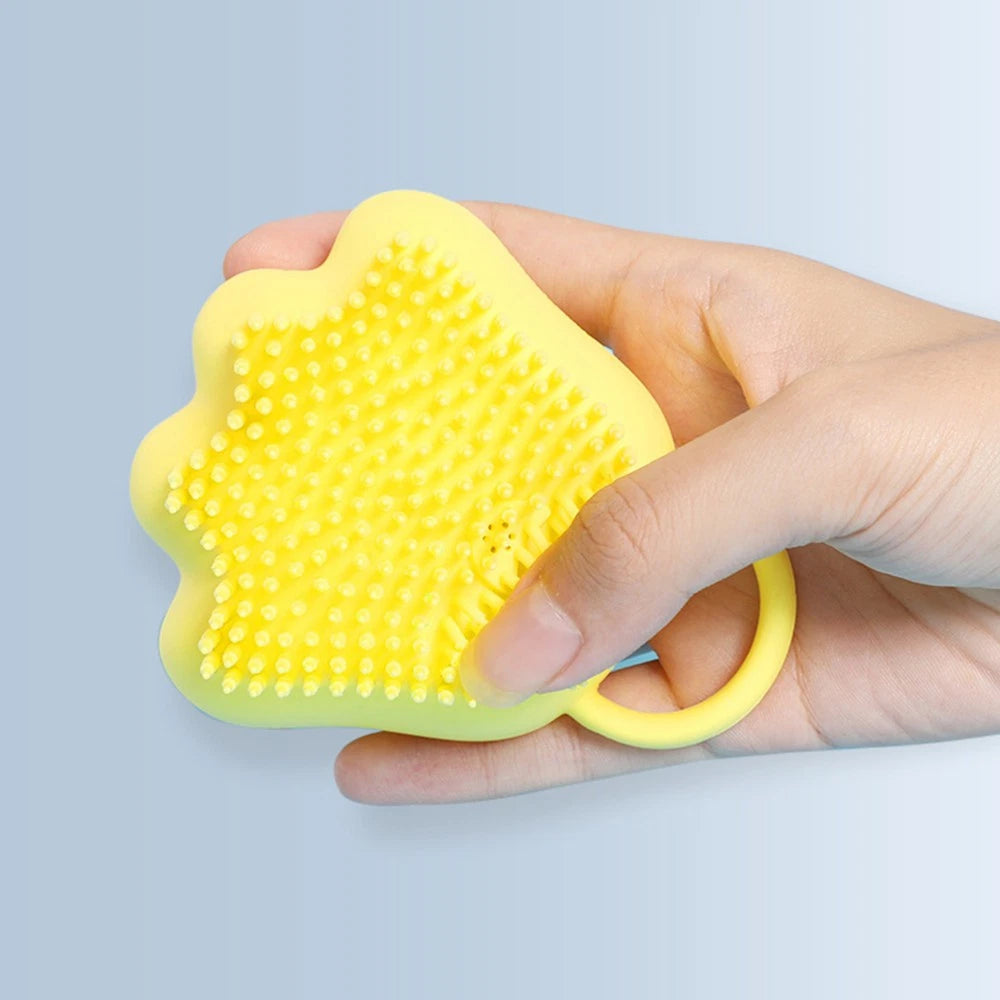 Cat Claw Bath Brush Child Baby Massage for Bathing Scrubber Shower