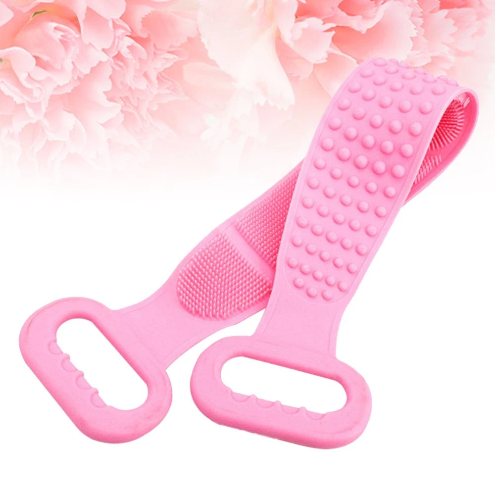 Bath Brush Back Scrubbing Body Exfoliating Tool Silicone Scrubber