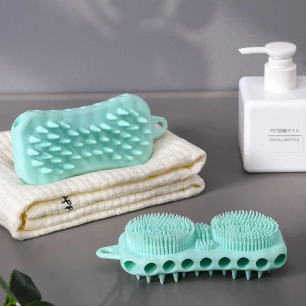 2 Pcs Shampoo Brush Massager Bath Brushes Baby Tool