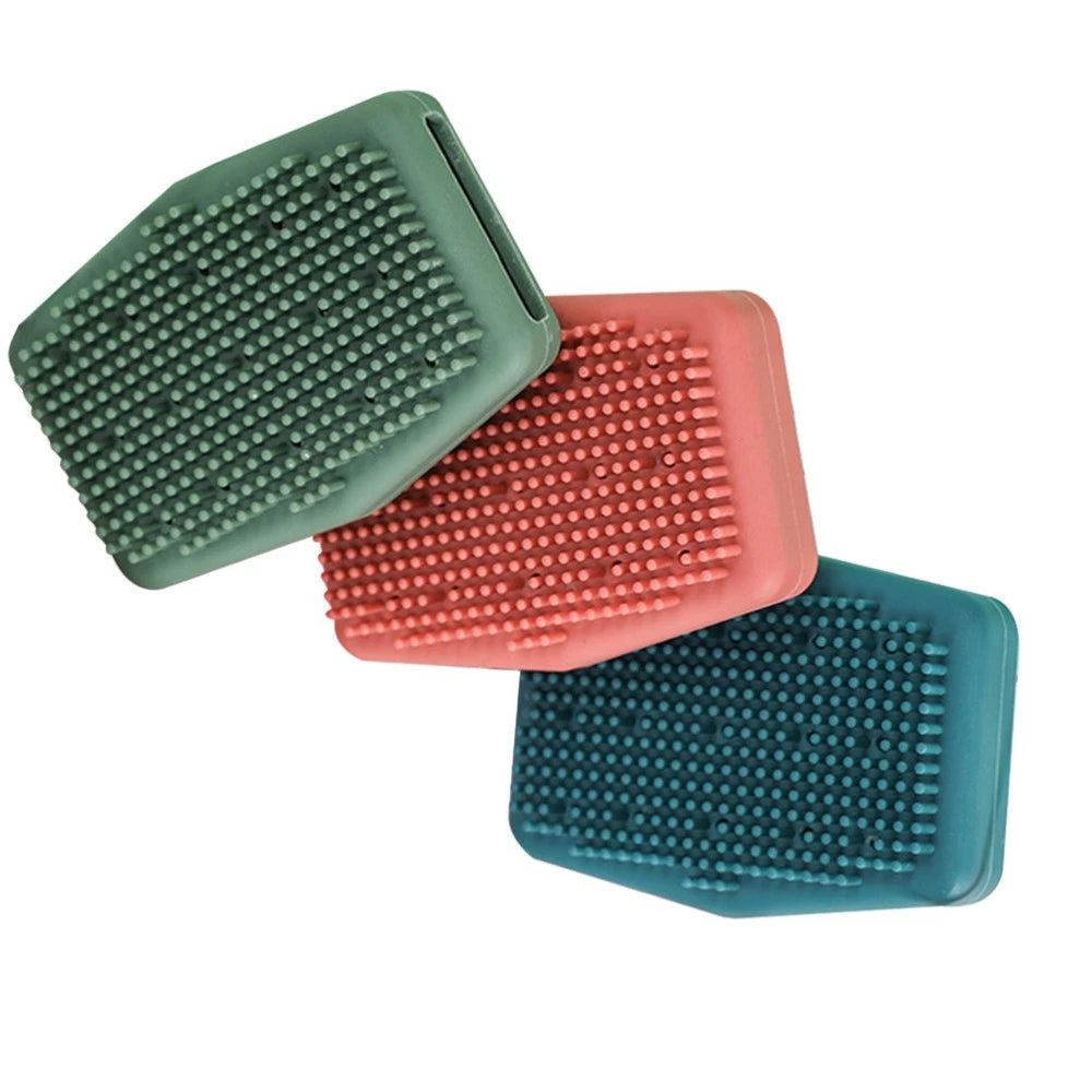 3 Pcs Bath Brushes Cleaning Scrubber Bath Massage Exfoliator