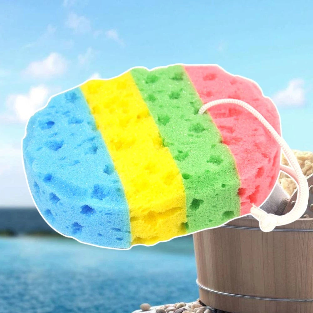 2 Pcs Seaweed Bath Sponge Miss Sponges Exfoliating for Shower Body Wash