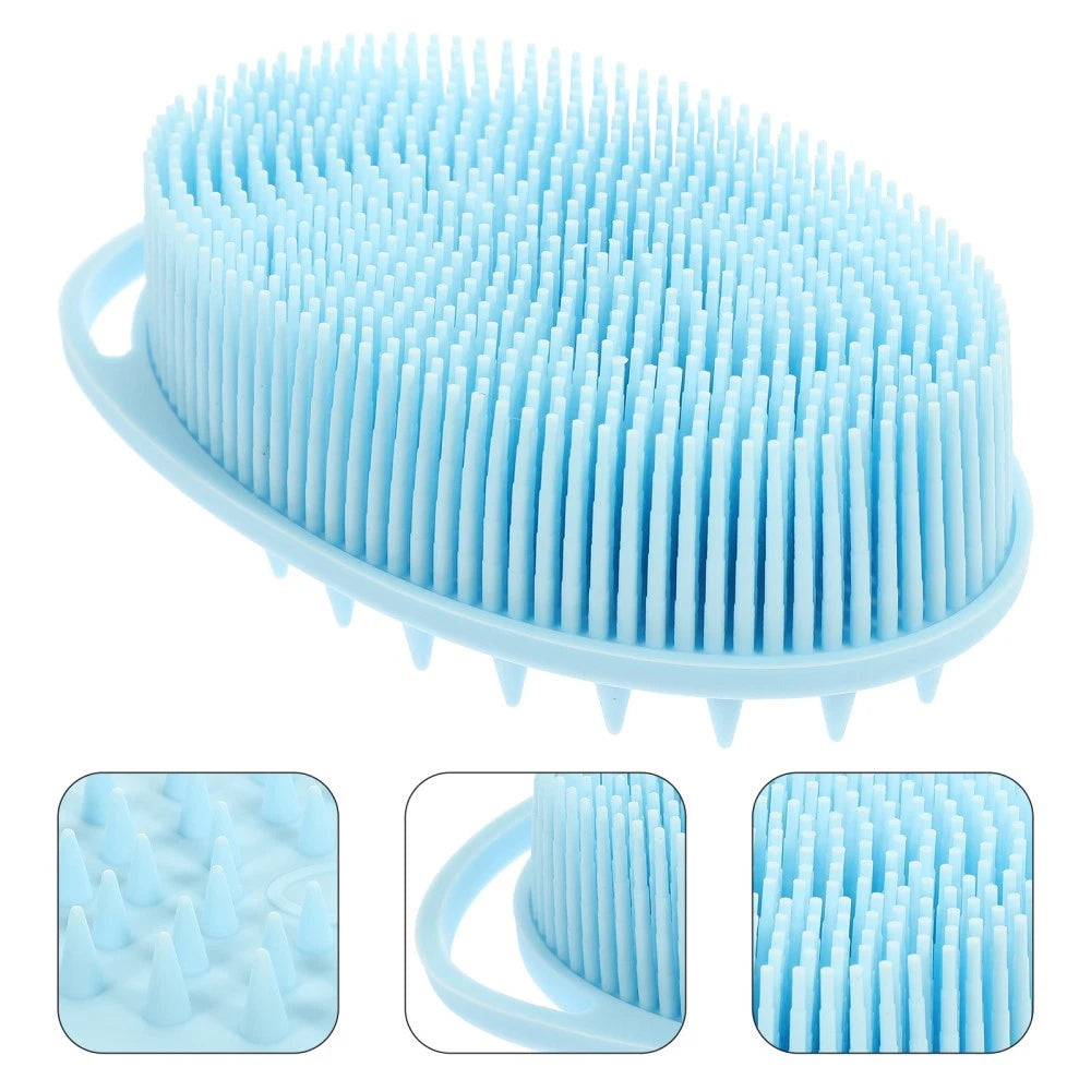 Bath Child Bathing Scrubber Double-sided Silicone Cleaning