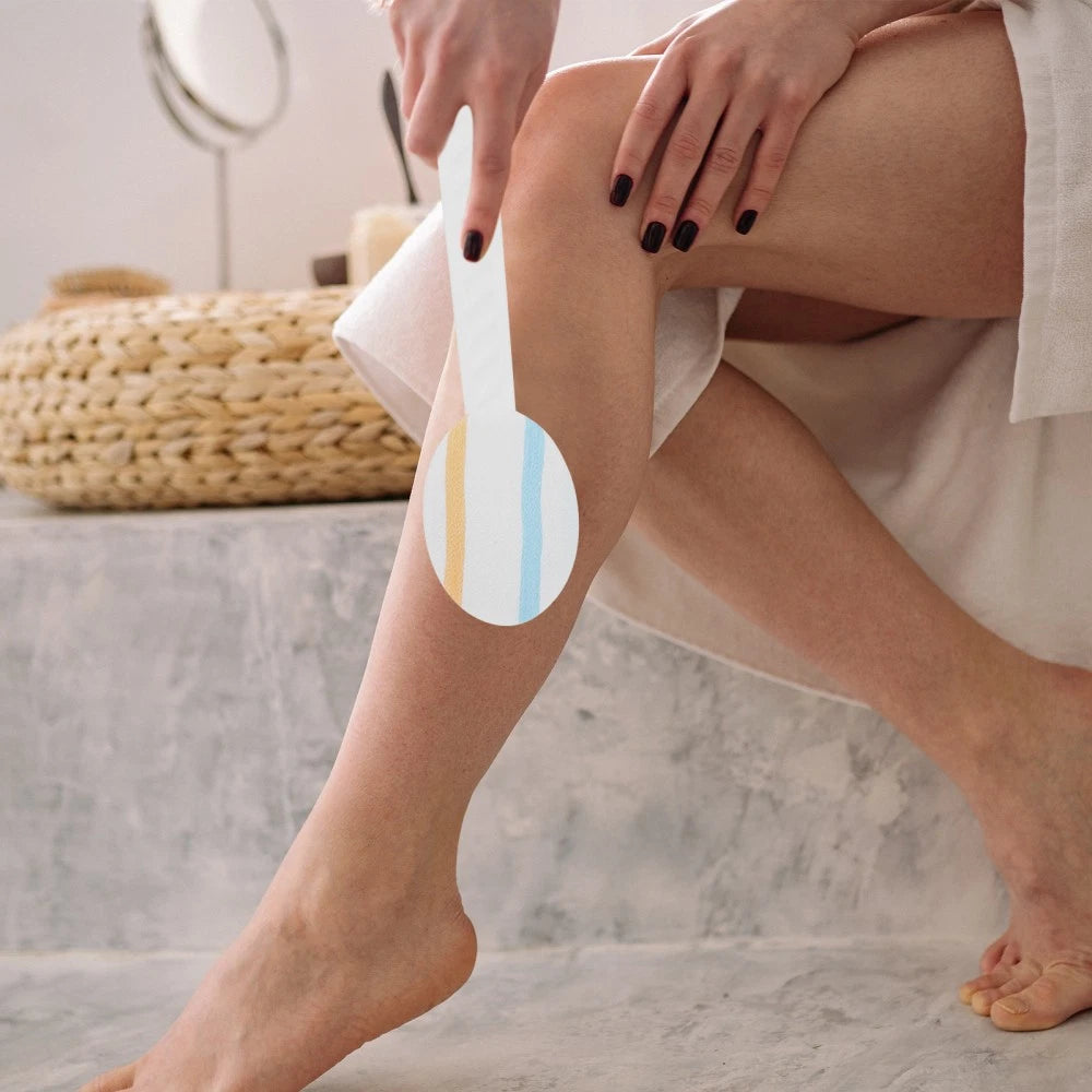 Double-head Shower Brush Scrubber for Body Exfoliator Man Bath Cleaning