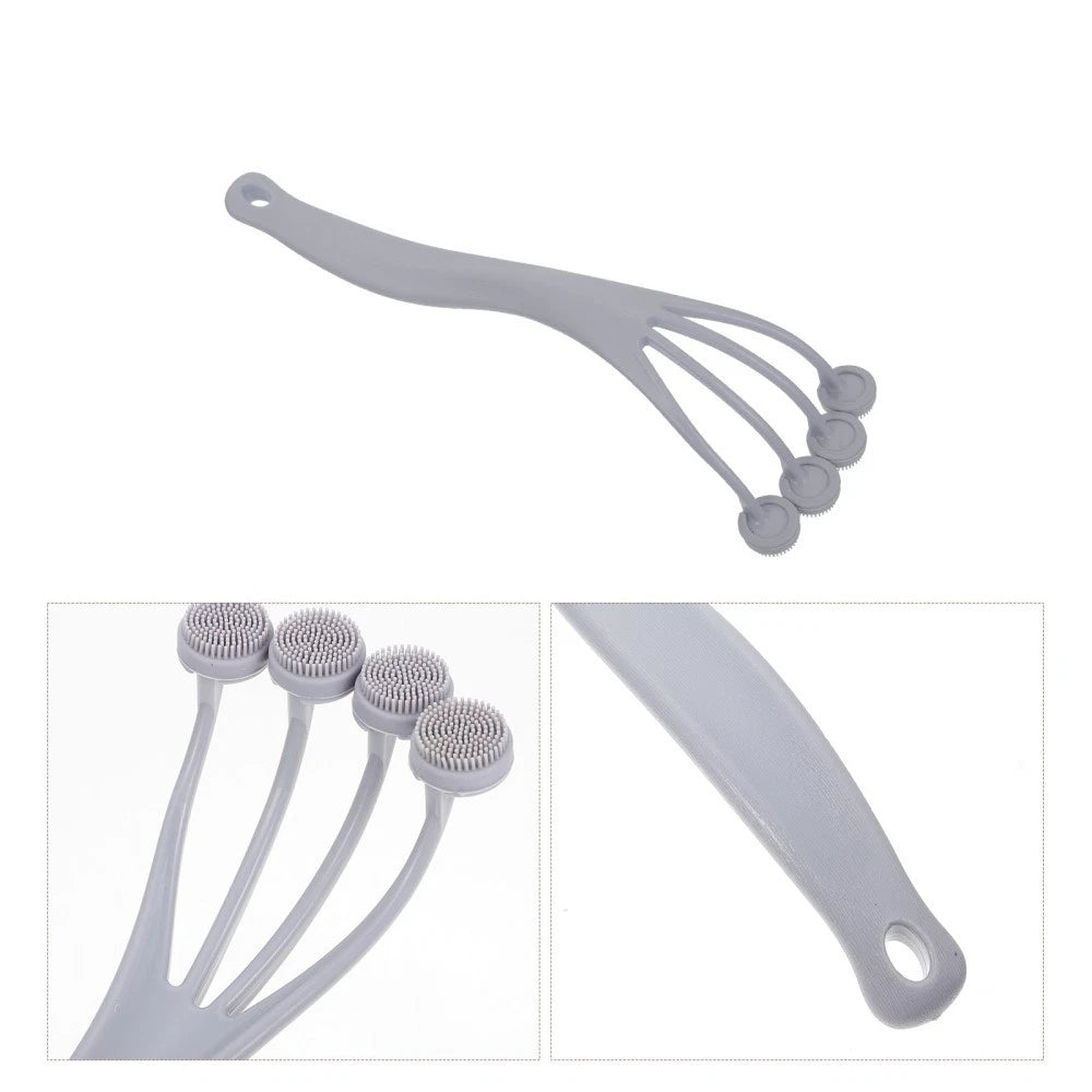 2 Pieces Exfoliating Bath Brush Cleaning Massage Back for Shower