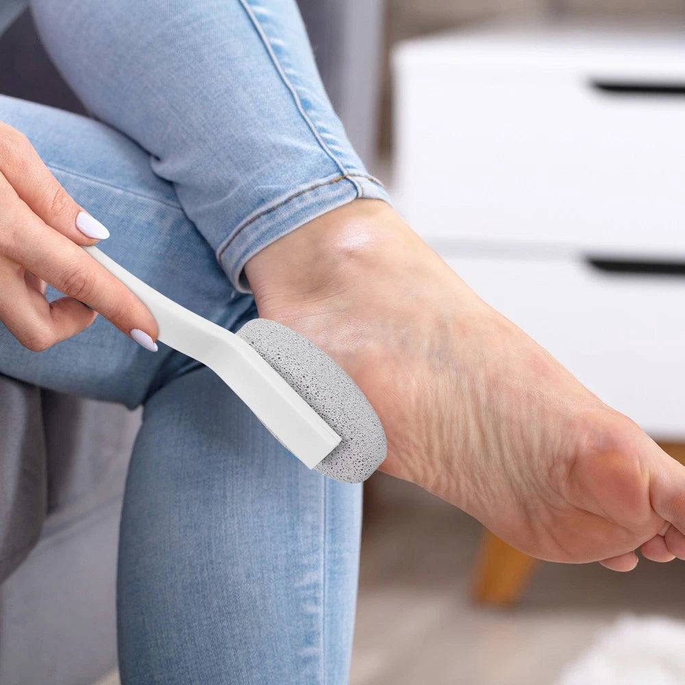 Remove The Foot Skin Pumice Stone Body Brush Elderly Long Handled Scrubber