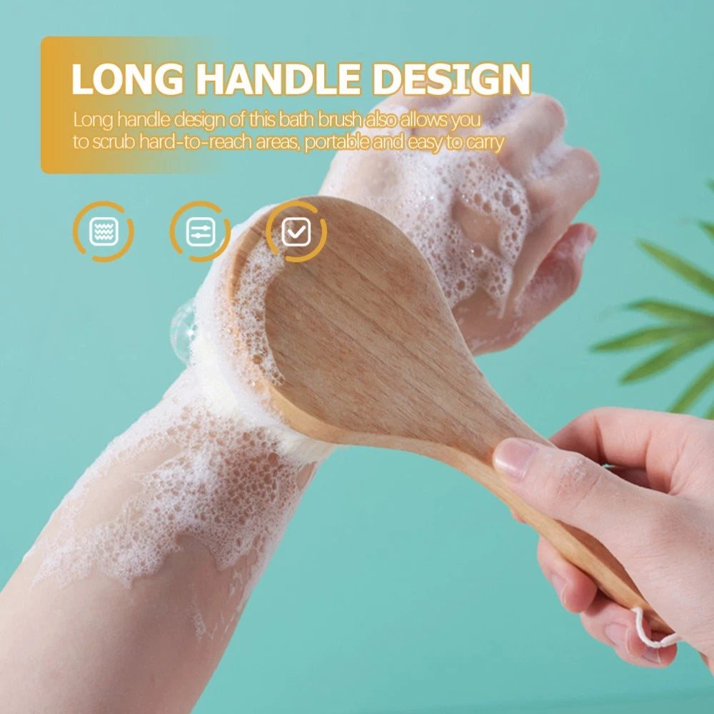 Bath Shower Scrubber Exfoliating Body Scrubber Shower Loofah Brush