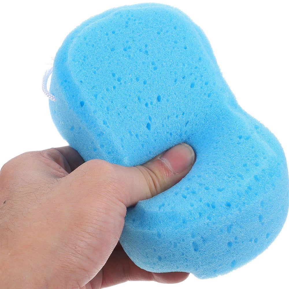 3 Pcs Bathing Cotton Ball Scrubber Body Shower Brush for Baby Sponge