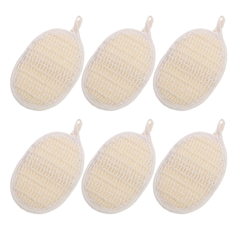 6 Pcs Bath Scrubber Shower Sponge Puff Body Sponges Baby Scrubbing Brush