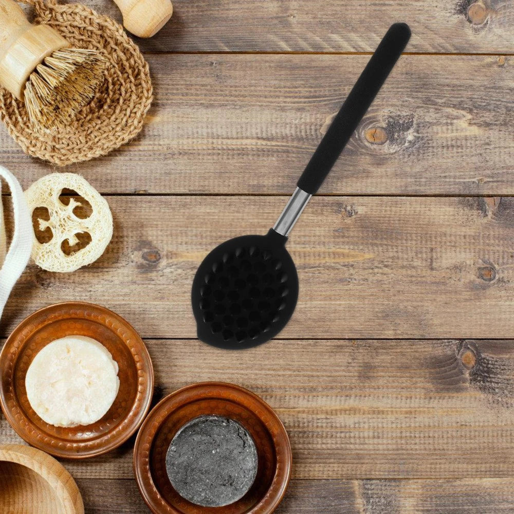 Silicone Bath Brush Back Scrubbing Shower Man Scrubber for Bathroom Body