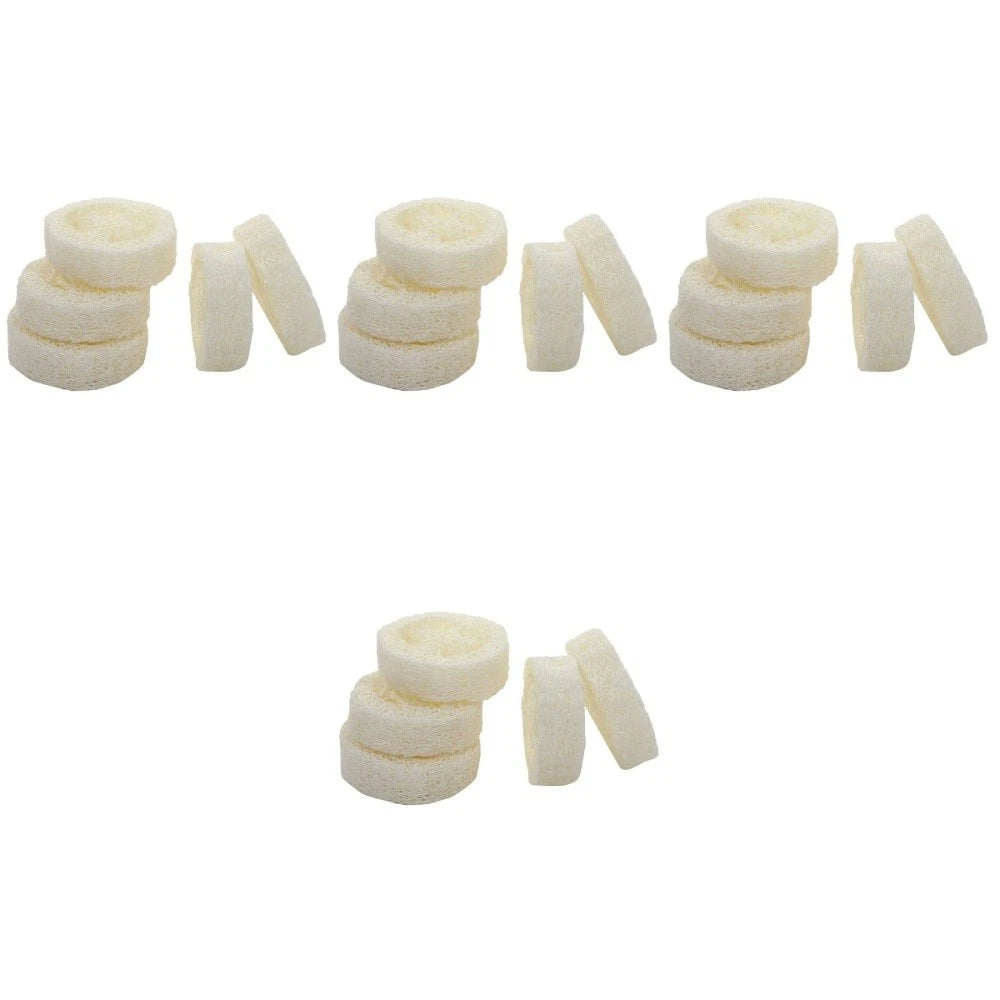 4 Pieces Loofah Shower Brush Travel Body Scrubber Bath Accessories