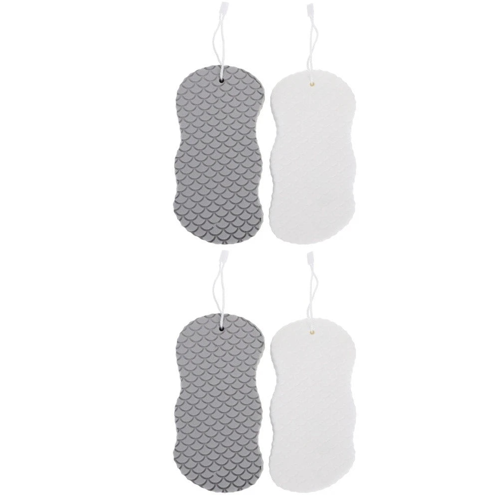 Set of 2 Baby Bath Sponge Newborn Body Scrubber Towel Shower Brush for