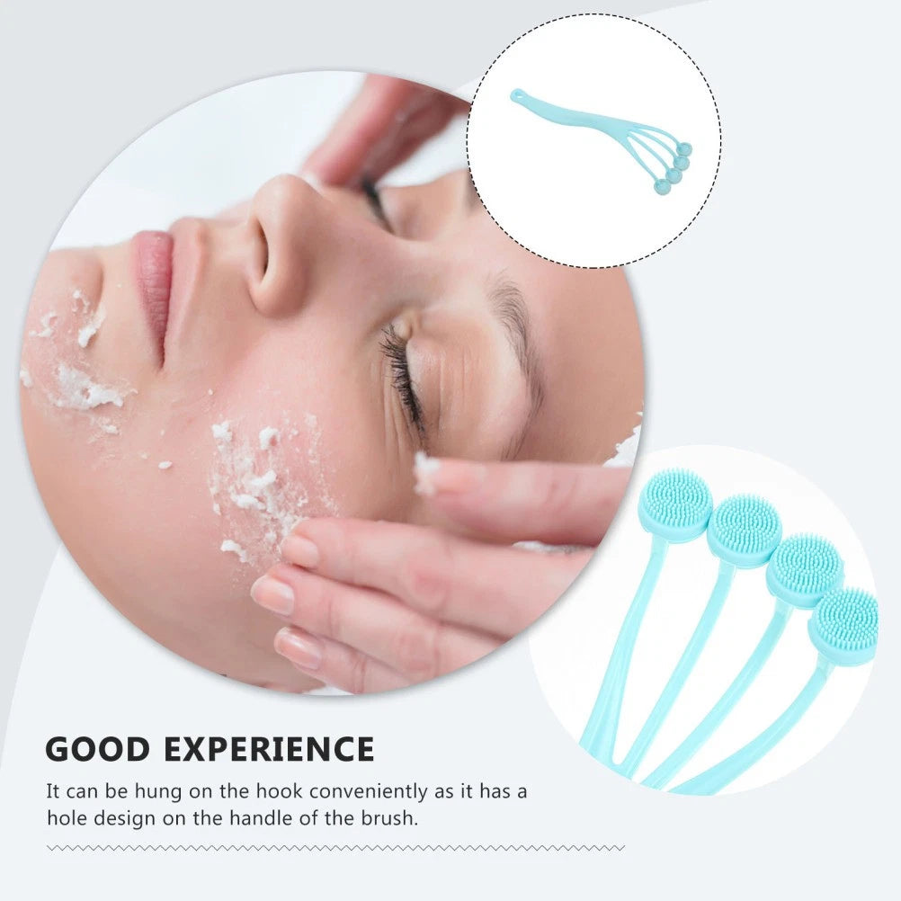 Exfoliating Bath Brush Back Scrubber Shower Long Handle for Tool