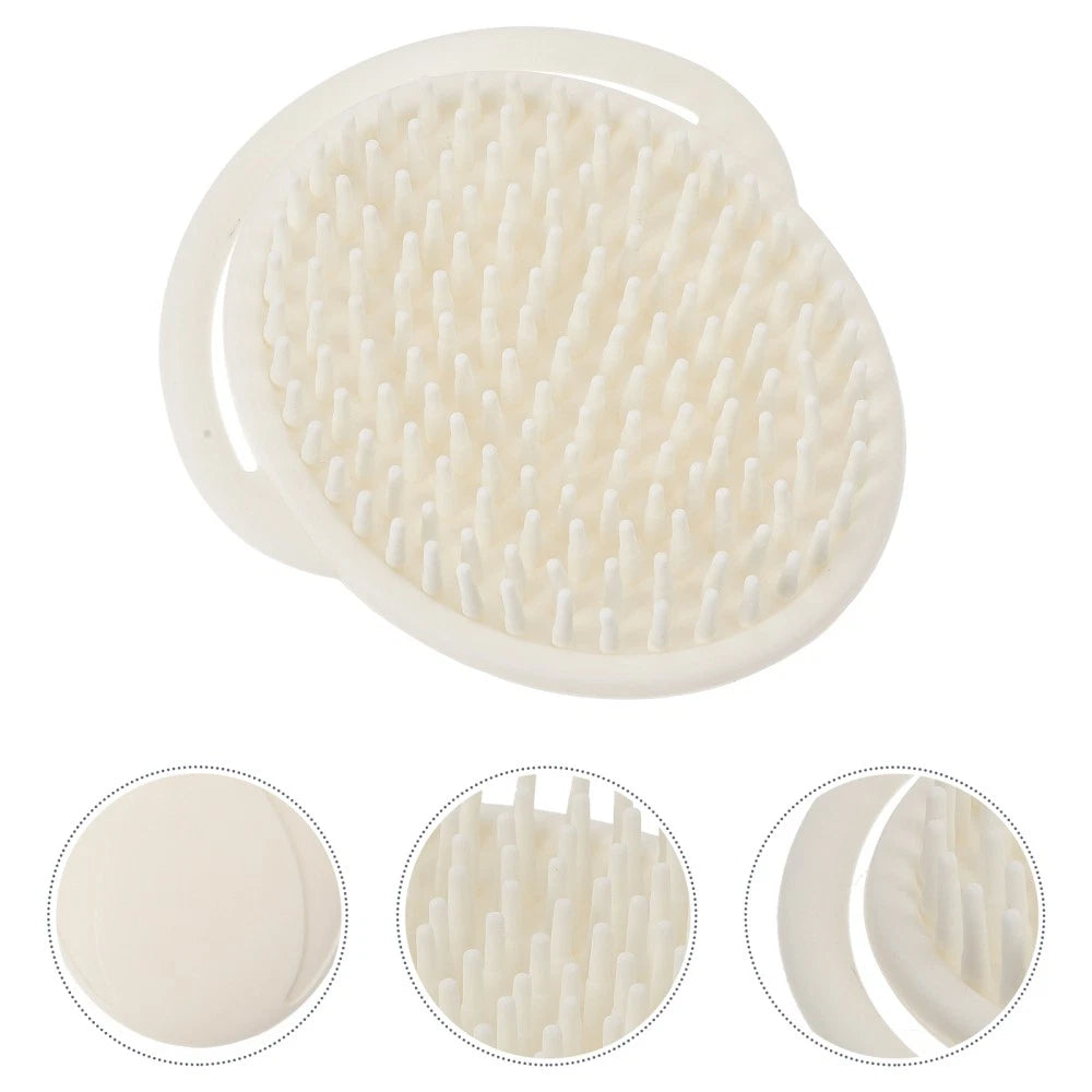 Bathing Hair Brush Newborn Child Handheld Infants Shower Silicone Baby