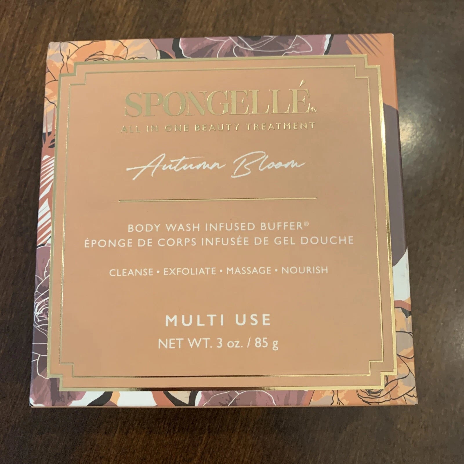 Set Of 2 Spongellé Multi-Use Body Wash Infused Buffer In Autumn Bloom
