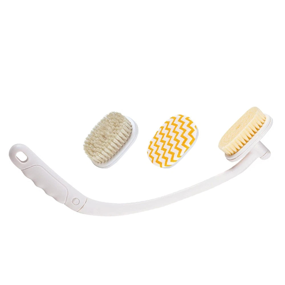 Long Handle Bath Brush Elder Man Body Cleaning Back Exfoliator for Shower