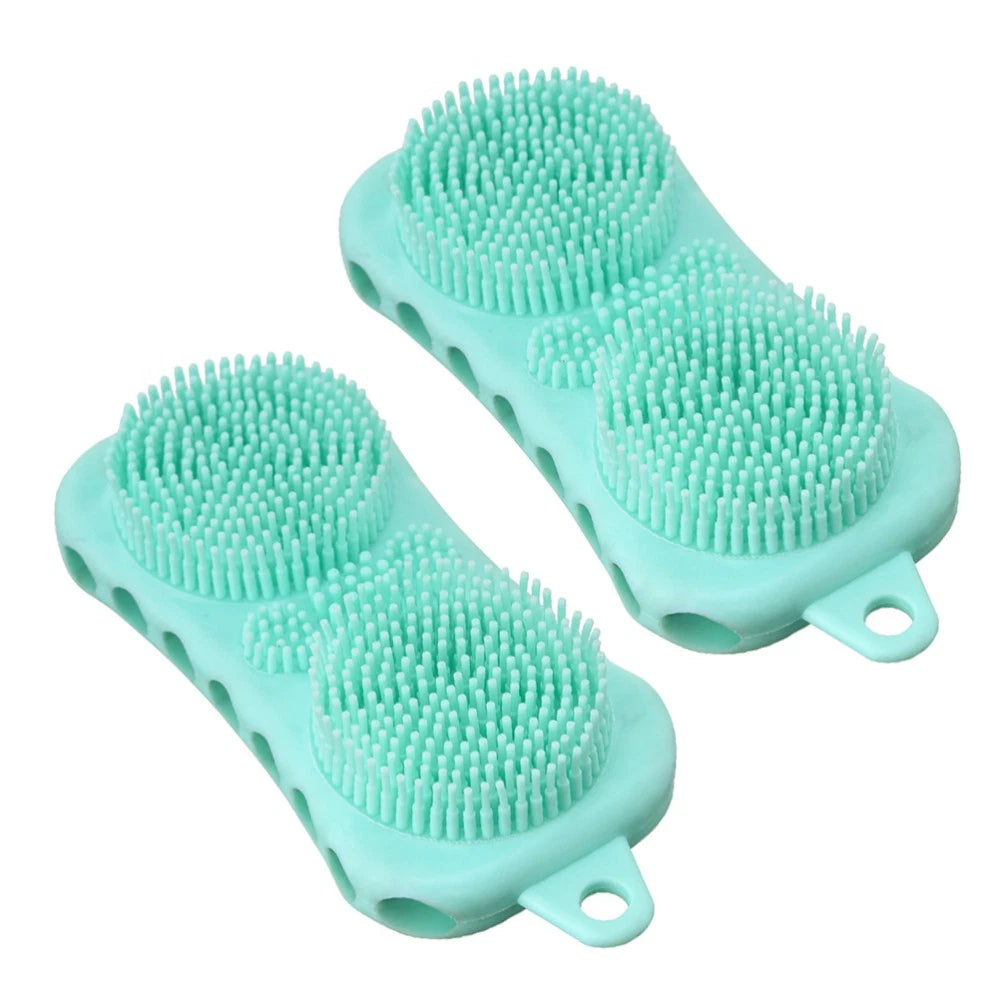 2 Pcs Shampoo Brush Massager Bath Brushes Baby Tool
