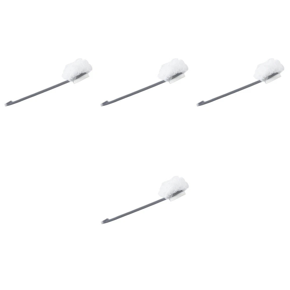Set of 4 Bath Ball Brush Child Back Scrubber Exfoliating with Handles