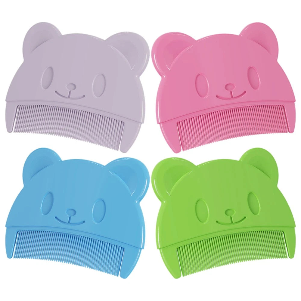 4 Pcs Baby Comb Men and Women Bath Brush for Newborns Brushes Cradle Cap