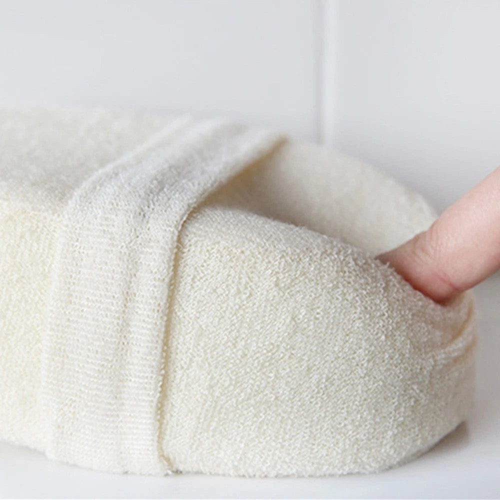 3 Pcs Loofah Bath Towel Exfoliating Loofah, Natural Back Scrubber Brush
