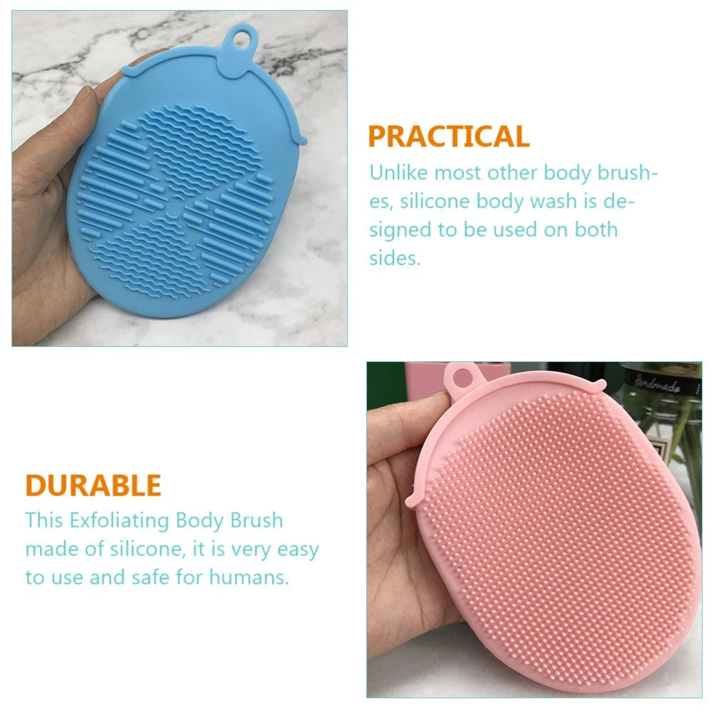 3 Pcs Bath Brush Exfoliating Body Bathing Tool Cleaning Massager