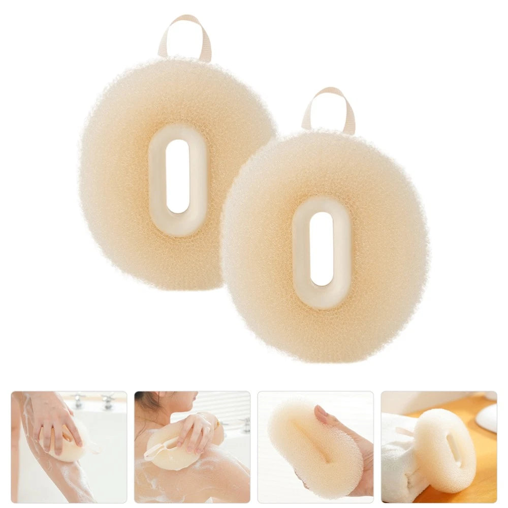 2 Pcs Bath Ball Brush Travel Exfoliating Shower Scrubber Exfoliator