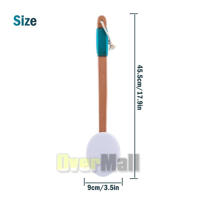 17.5in Long Handle Lotion Applicator Brush for Your Back Fits Tanning Skin Cream