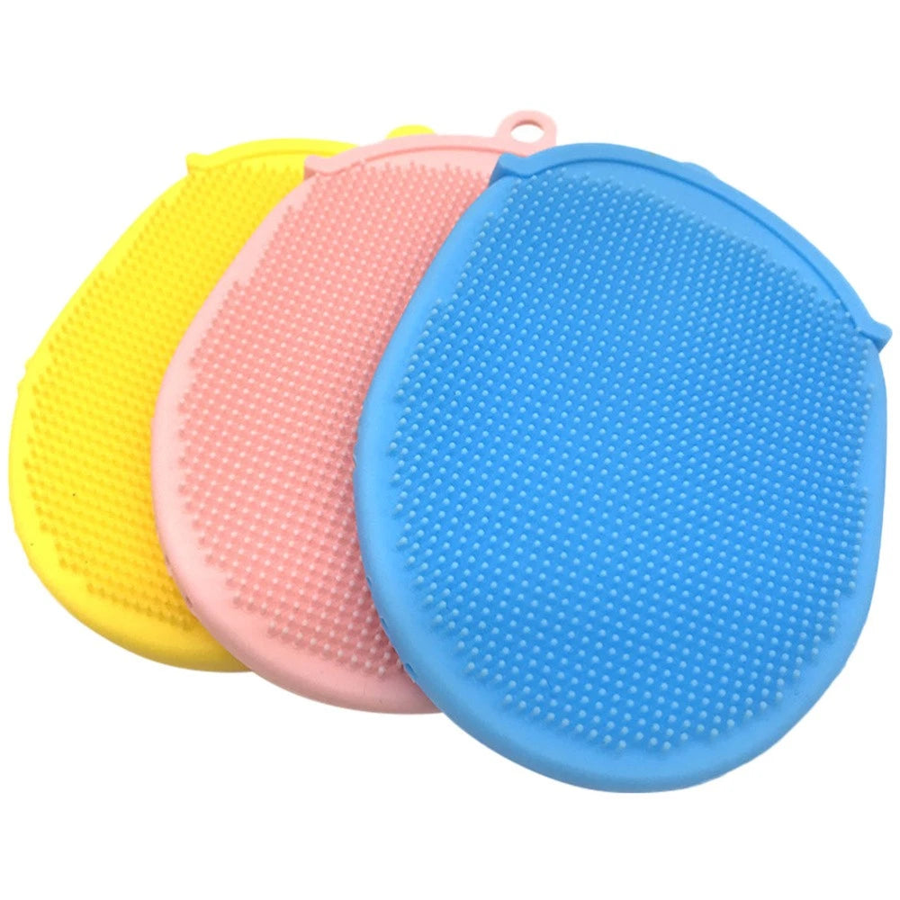 3 Pcs Bath Brush Exfoliating Body Bathing Tool Cleaning Massager