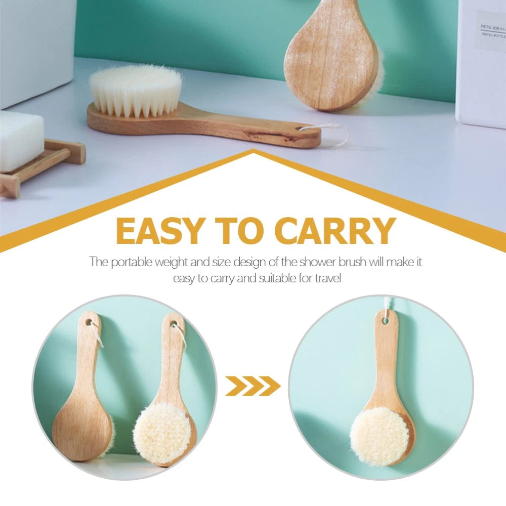 Bath Shower Scrubber Exfoliating Body Scrubber Shower Loofah Brush