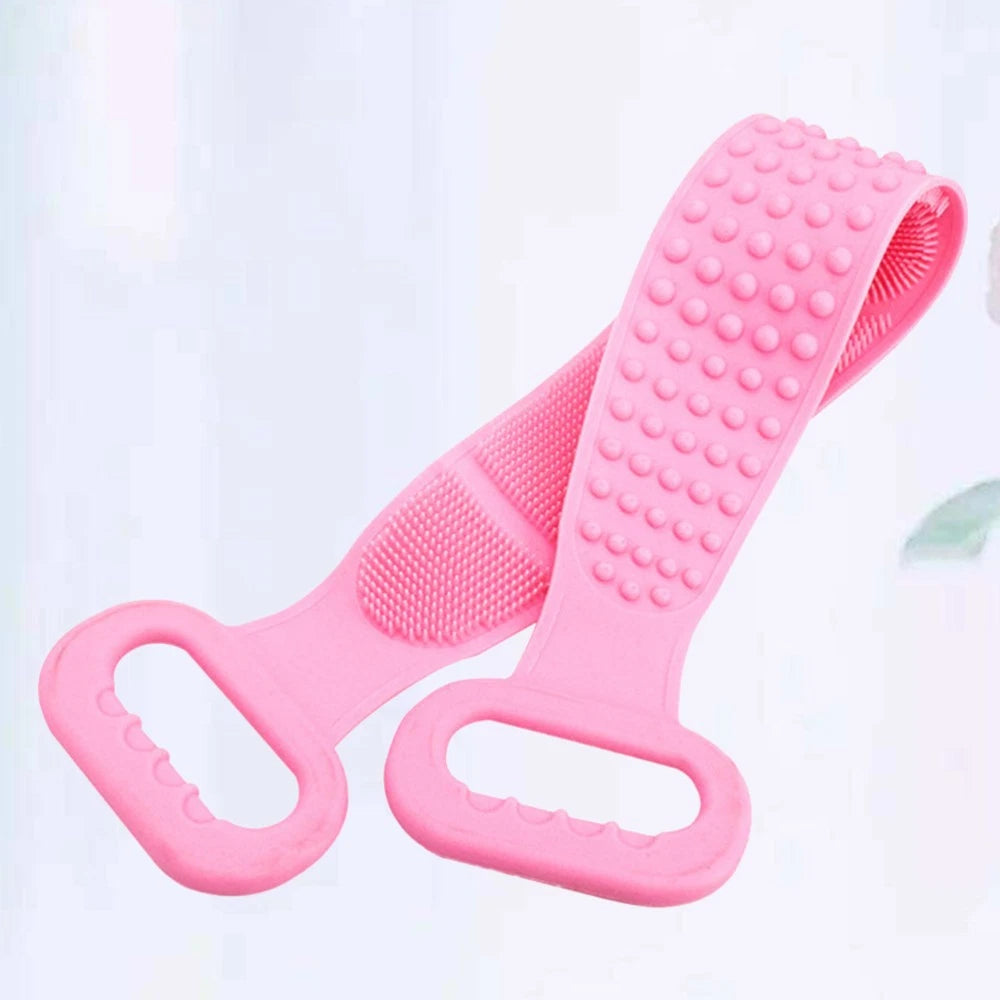 Bath Brush Back Scrubbing Body Exfoliating Tool Silicone Scrubber