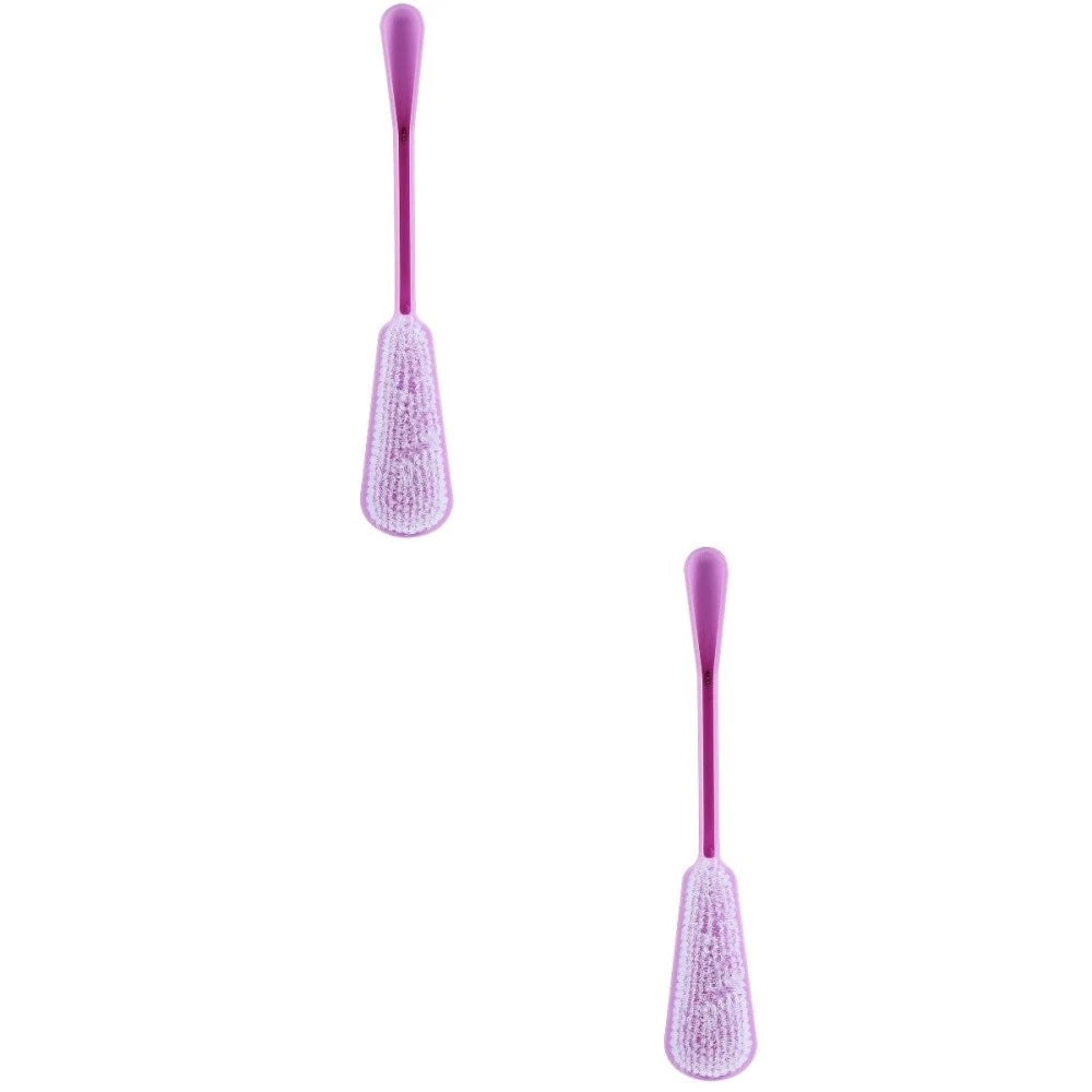 2 Count Back Scrub Brush Miss Man Bathroom Scrubber Body Cleansing
