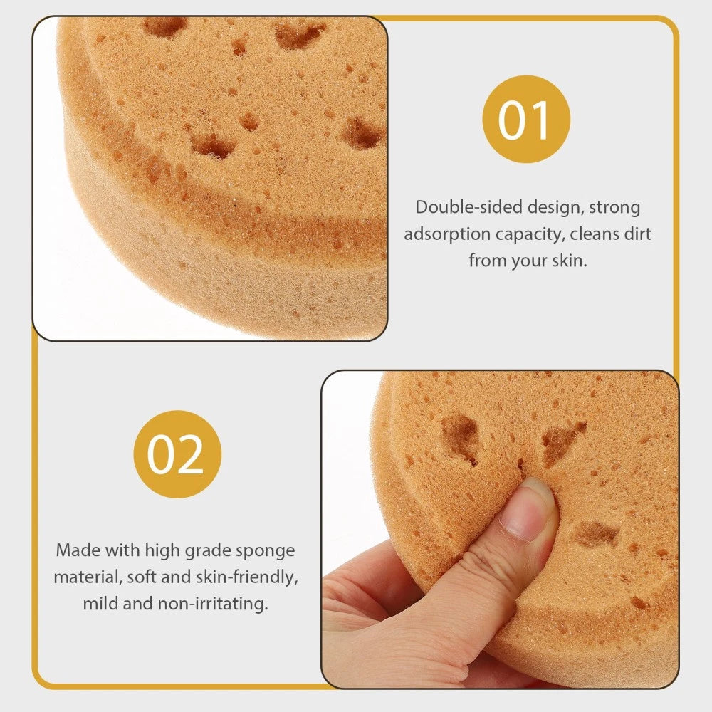 4 Pcs Bath Sponge Scrubbing Sponges Exfoliating Shower Scrubber for Body