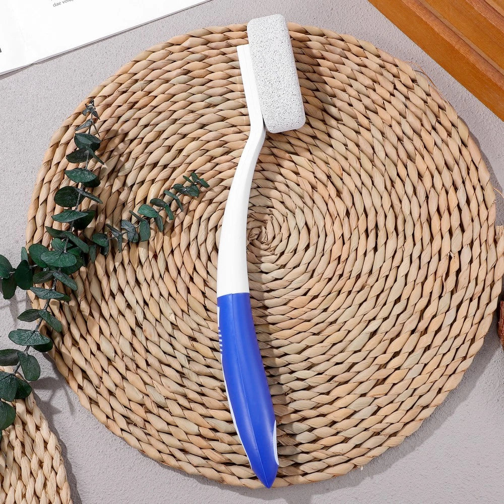 Remove The Foot Skin Pumice Stone Body Brush Elderly Long Handled Scrubber