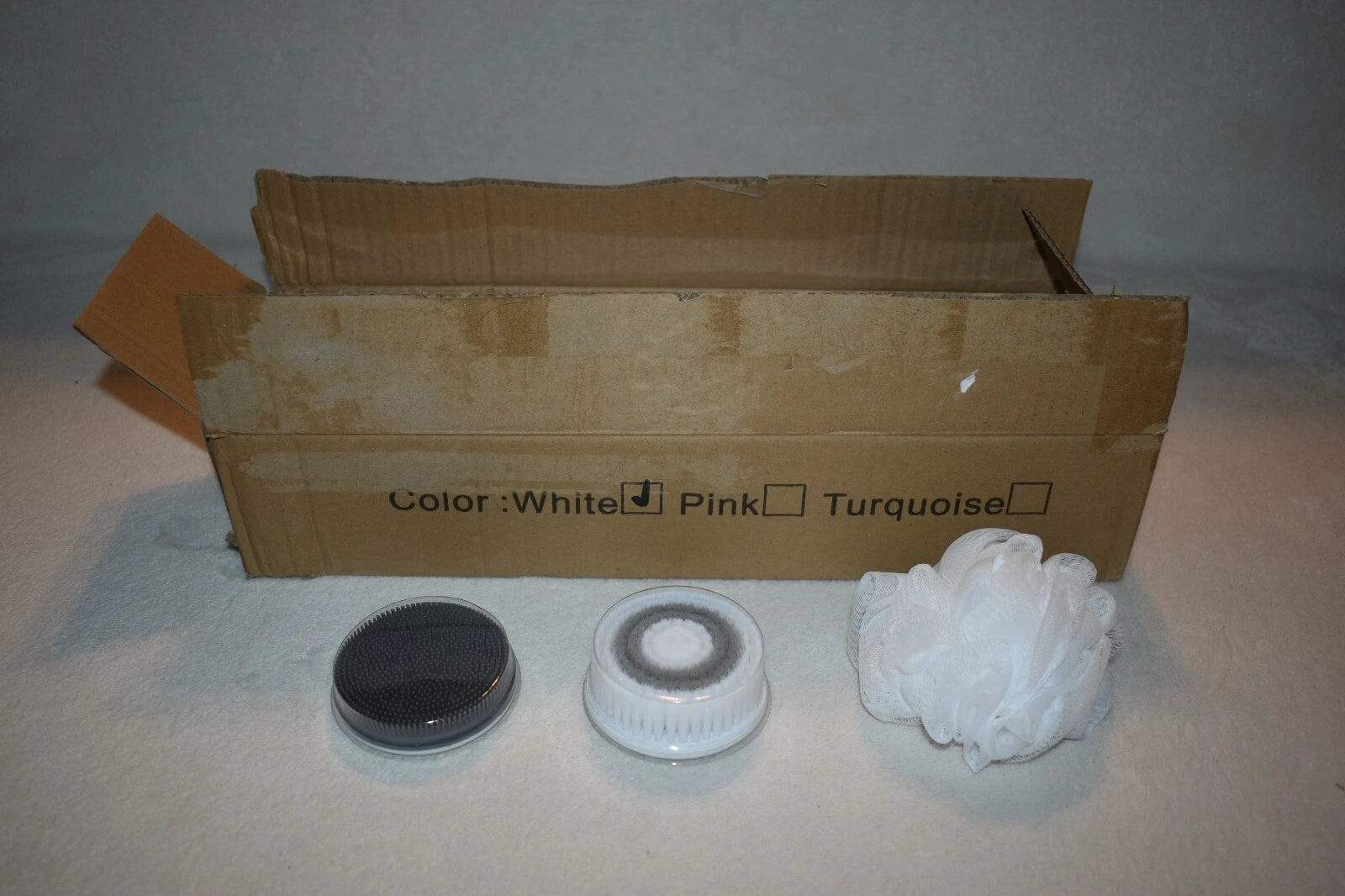 Blushly Rechargeable Exfoliating Body Brush: 6 Heads, 14"  Perfect for Showering