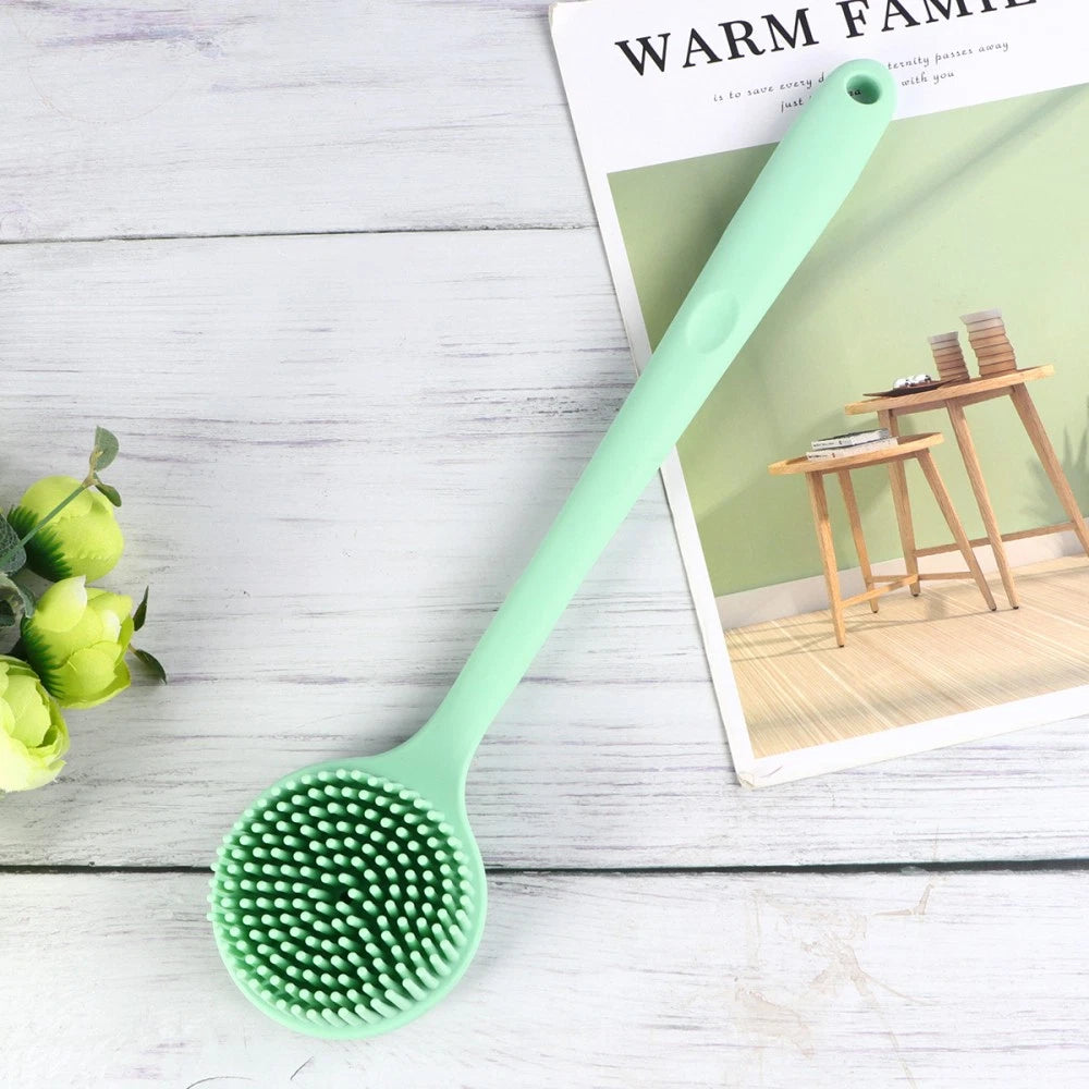 Bath Brush Man Silicone Exfoliator Skin Scrubber Back for Shower