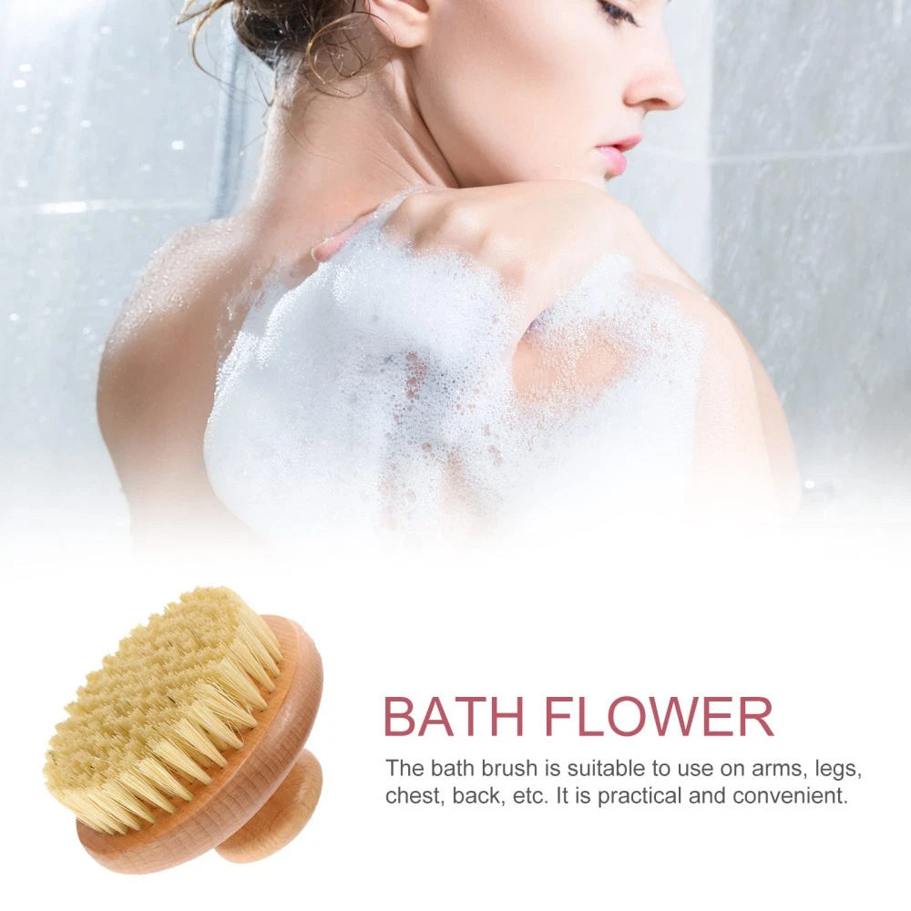 Back Exfoliator for Shower Bath Scrubber Body Bathroom Scrubbing Brush