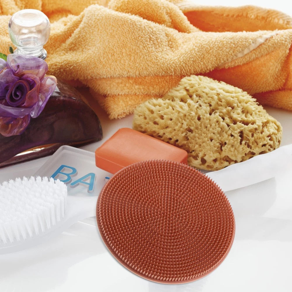 2Pcs Household Scalp Brush Portable Bathing Brush Head Bathing Brush Head