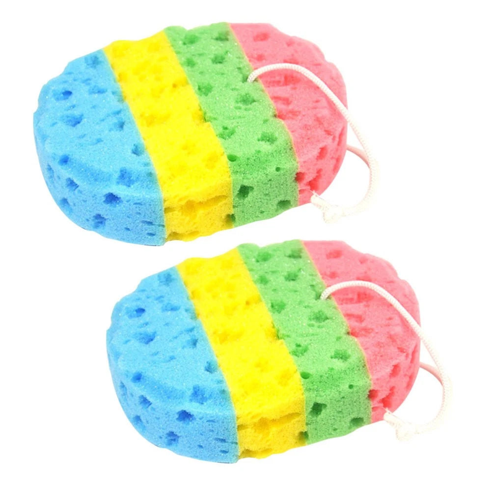 2 Pcs Seaweed Bath Sponge Miss Sponges Exfoliating for Shower Body Wash