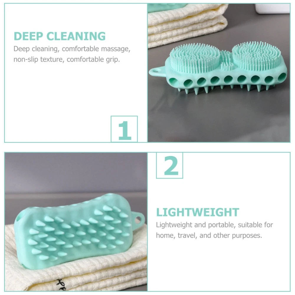 2 Pcs Shampoo Brush Massager Bath Brushes Baby Tool
