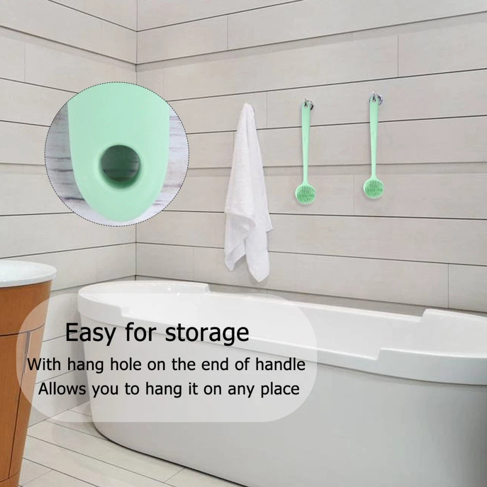 Bath Brush Man Silicone Exfoliator Skin Scrubber Back for Shower