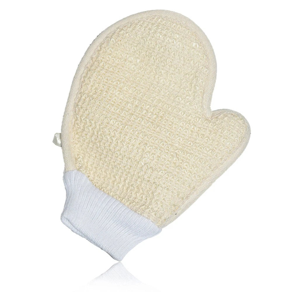 4pcs Long Bathing Shower Brush Glove Type Plant Numb Bath Towel Portable Body