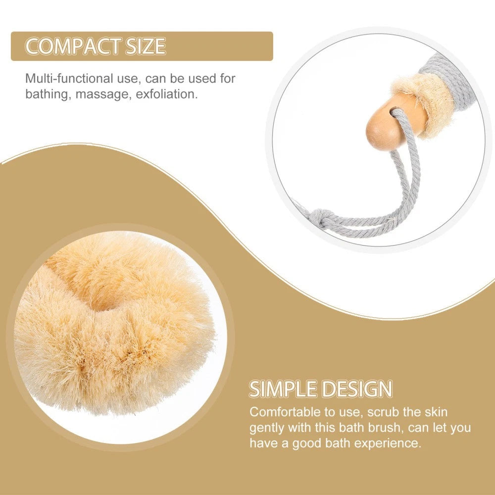Bath Brush Back Scrubber Shower for Body Exfoliating Brushes Washing
