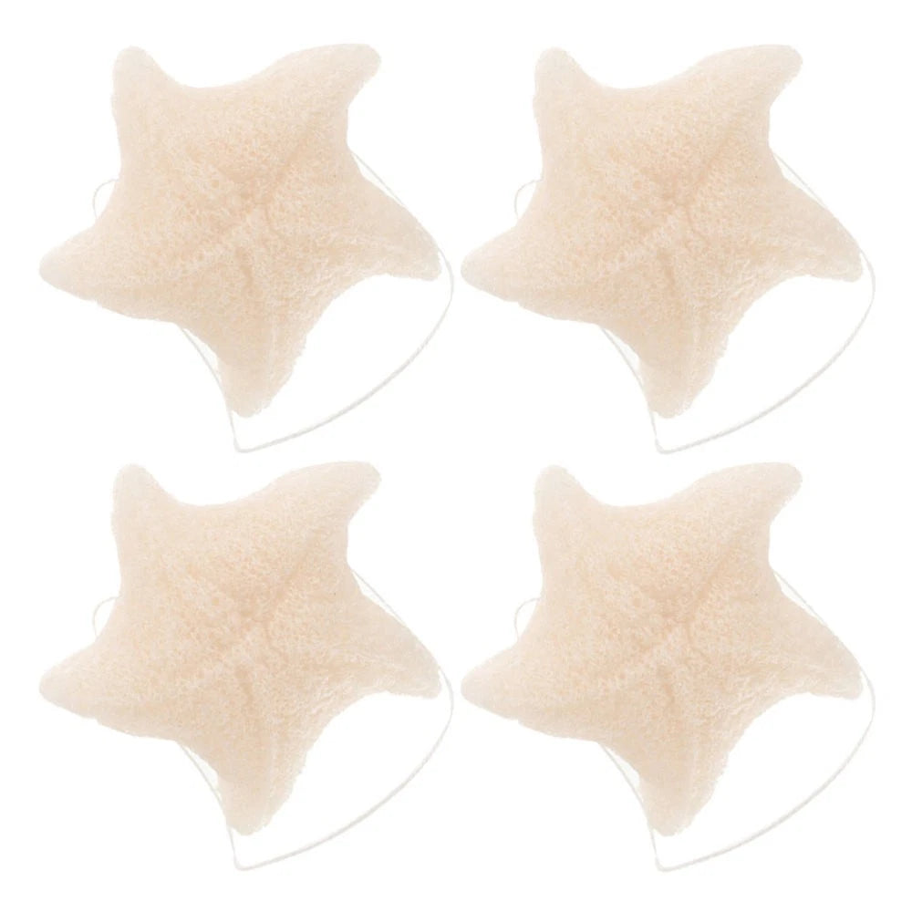 4 Pcs Sponge Bath Brush Toddler Baby Shower Scrubber for Bathing