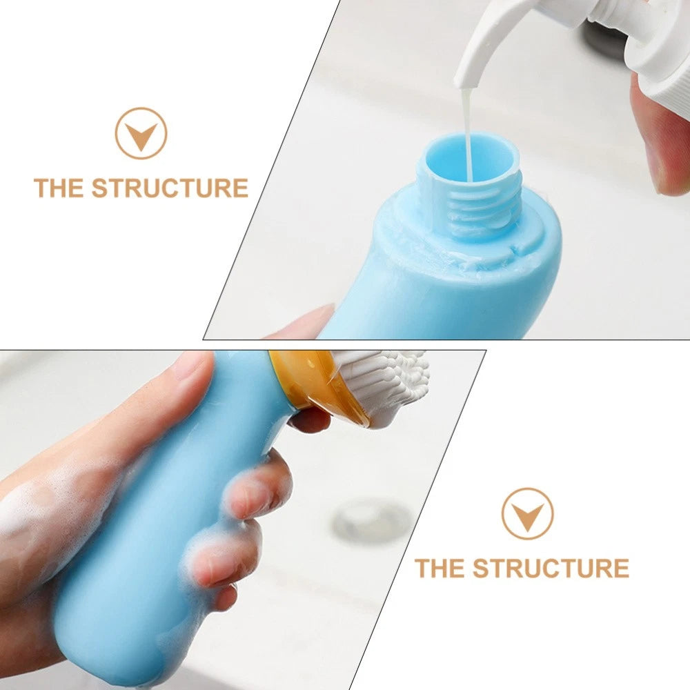 Set of 2 Pet Bath Brush Pets Massager Comb Dog Bathing Tool Dogs