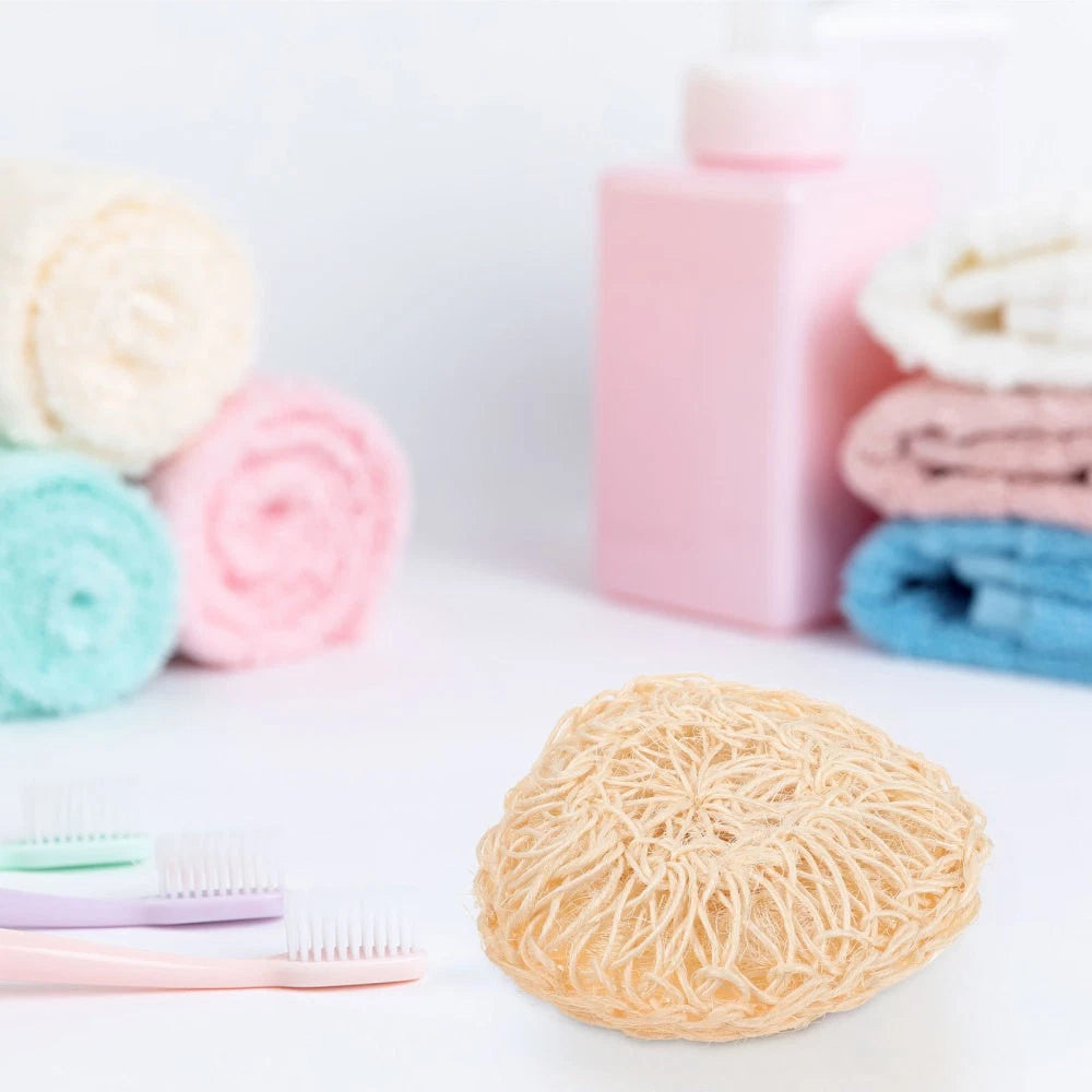 2 Pcs Sisal Bath Brush Mother Man Accessories Men Body Scrubber Shower