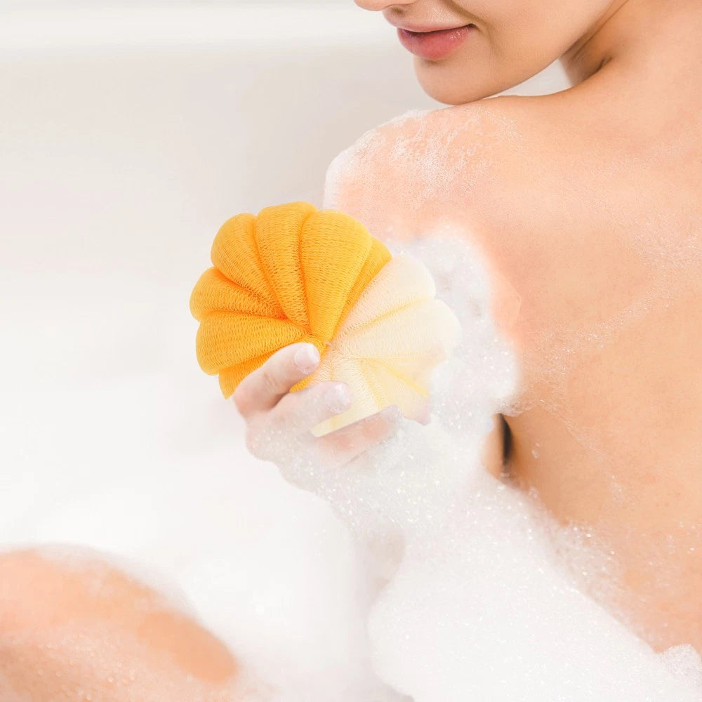 Bath Flower Ball Child Back Brush for Shower Men Body Scrubber Women