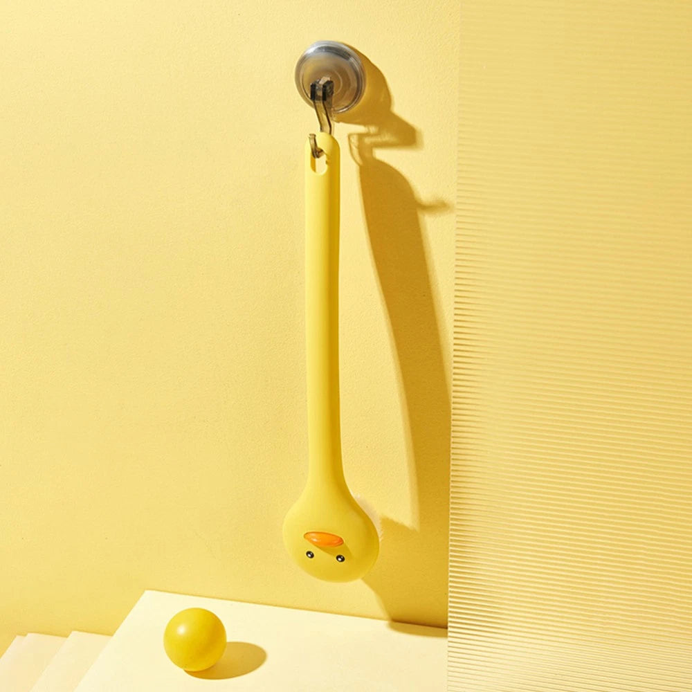 2 PCS Bath Brush Wall-mounted Intelligent Scrubber Backbrush for Shower