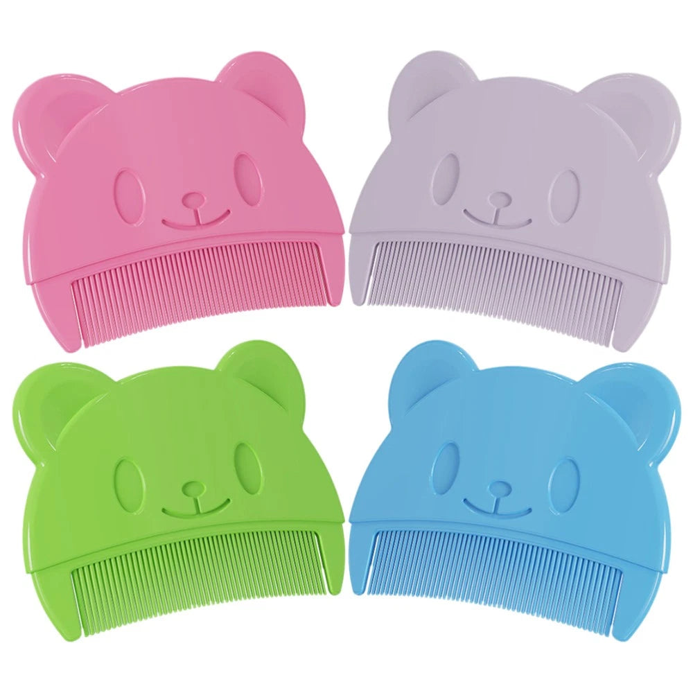 4 Pcs Baby Comb Men and Women Bath Brush for Newborns Brushes Cradle Cap