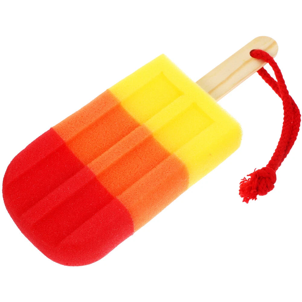 Shower Sponge Bathing Exfoliating Sponge Ice Cream Shaped Exfoliating Scrubber