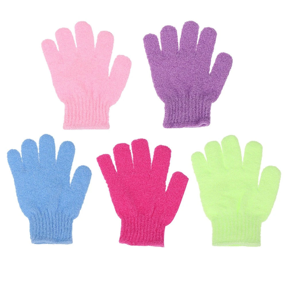 30 Pcs Exfoliating and Scrubbing Gloves Bathroom Body Wash Mitts